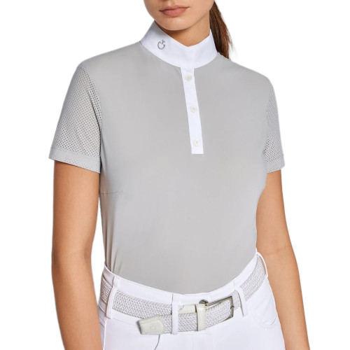 Футболка женская турнирная с коротким рукавом Perforated Jersey, Cavalleria Toscana