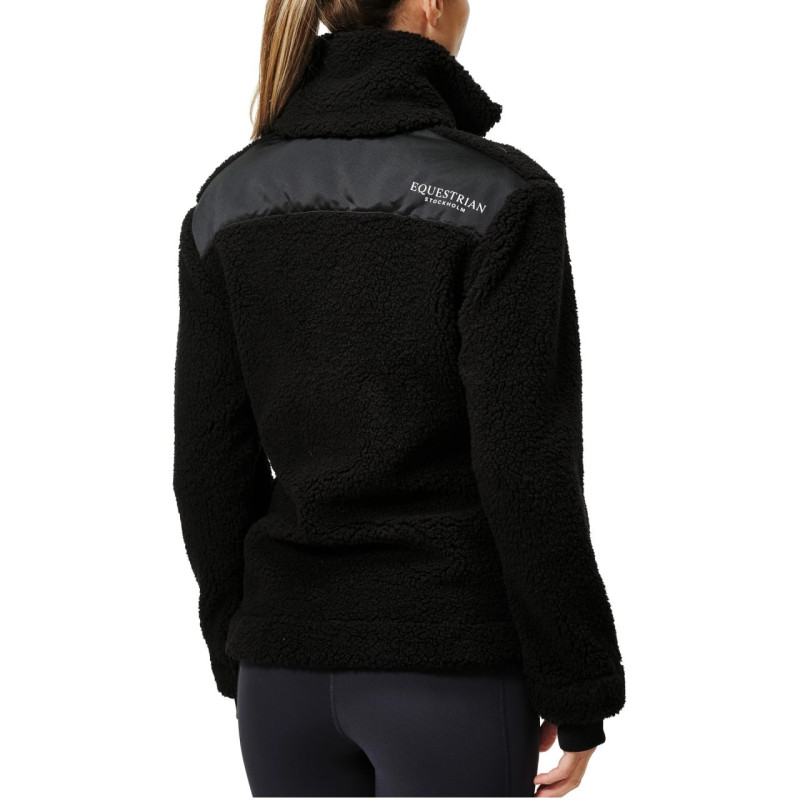 Кофта женская флисовая Teddy Black, Equestrian Stockholm