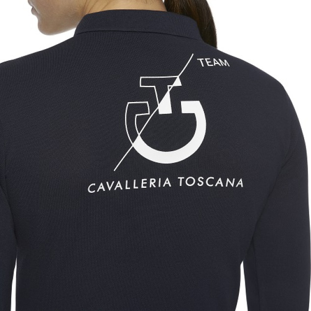 Футболка жіноча тренувальна з довгим рукавом CT Team L/S, Cavalleria Toscana