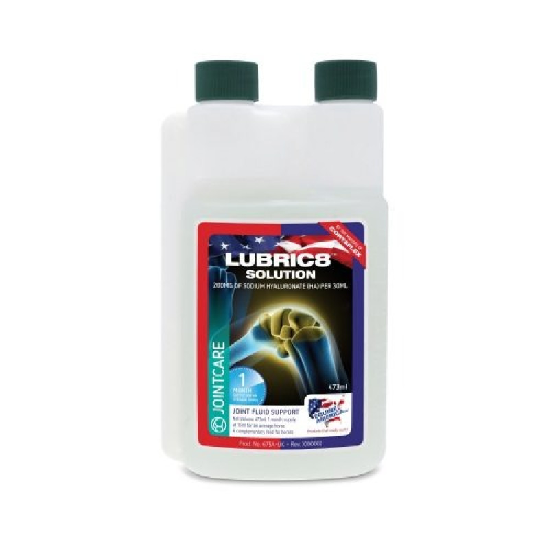 Добавка для здоров'я та гнучкості суглобів коня Lubric8 Solution, Equine America