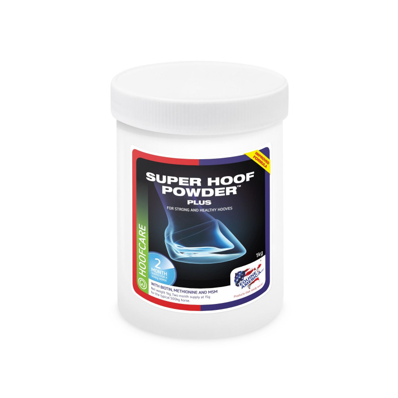 Добавка для підтримки здоров'я копит коня Super Hoof Powder Plus, Equine America