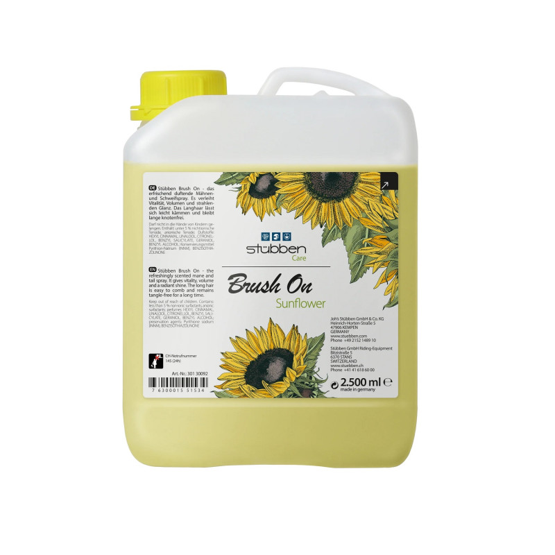 Кондиціонер для гриви та хвоста Brush on Sunflower, заправка, Stübben