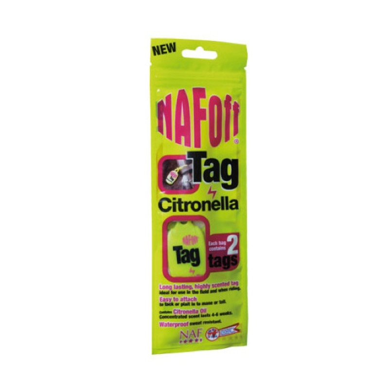 Репелент-бірка для коня NAF Off Citronella, NAF 5 Stars