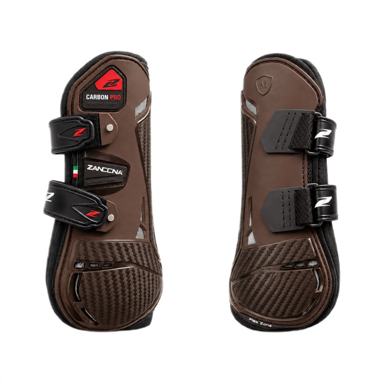 Ногавки передние Carbon PRO Strap Tendon, Zandona
