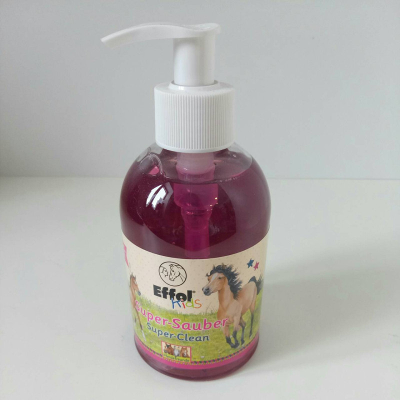 Шампунь для лошади с ароматом абрикоса Kids Super Clean, детская серия, Effol
