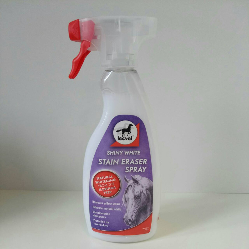 Засіб для видалення плям з білої вовни та волосся коня Shiny White Curry Groom, Leovet