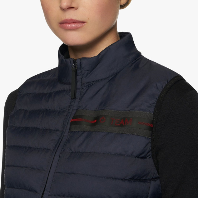 Жилет жіночий CT Team Red Stripe Quilted, Cavalleria Toscana