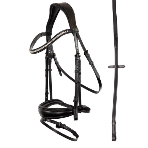 Вуздечка анатомічна з комбінованим капсулем з поводами Bridle, Anky