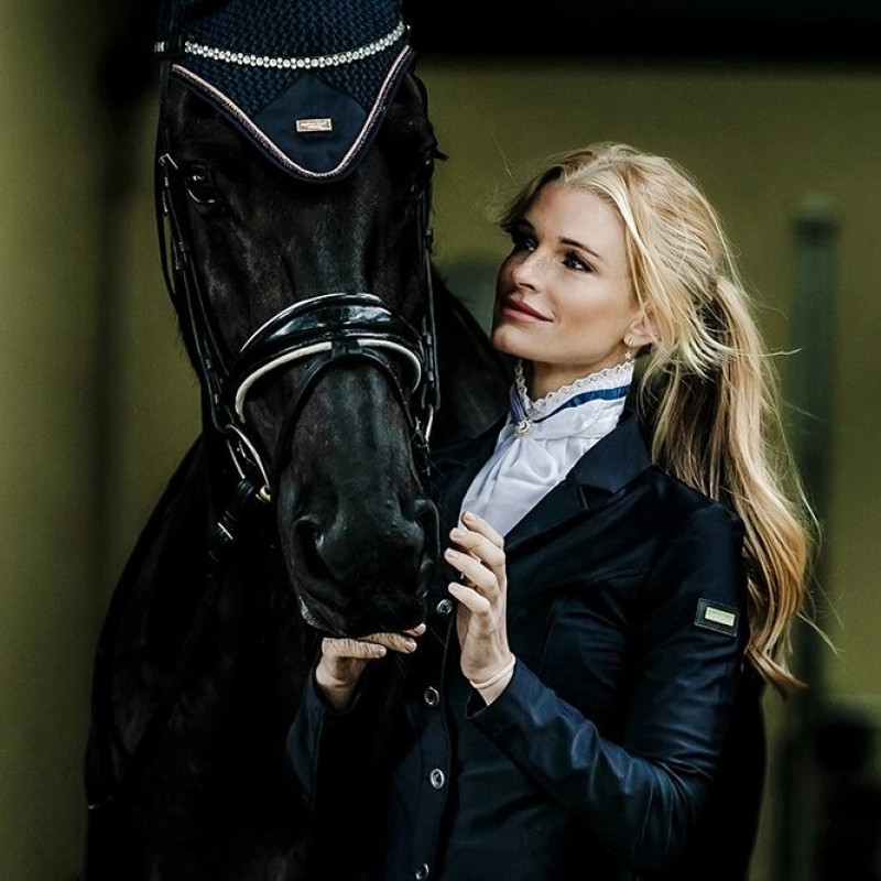 Пластрон для змагань з кінного спорту Monaco Blue, Equestrian Stockholm