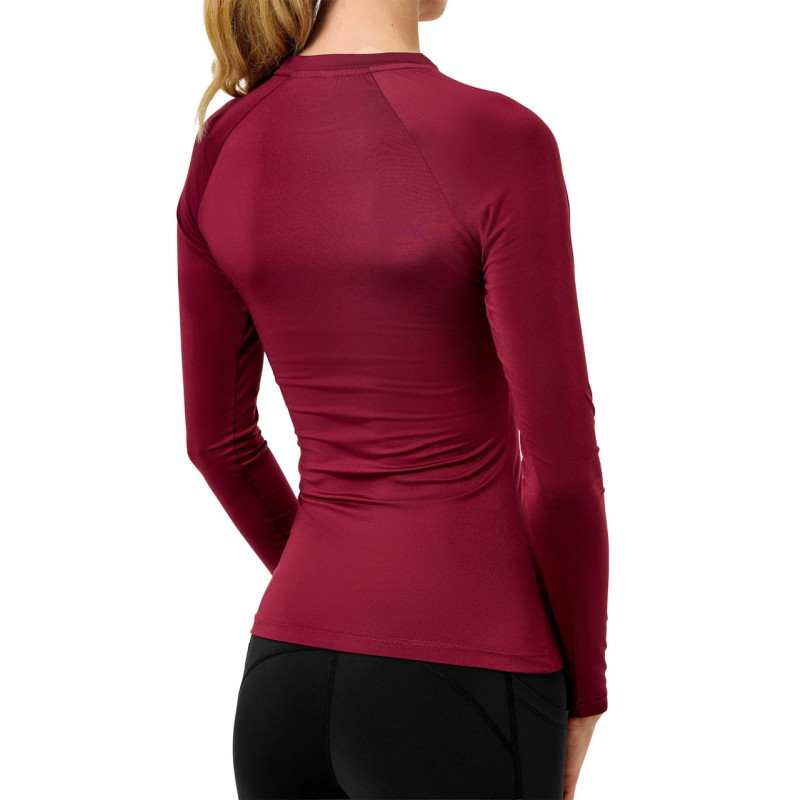 Футболка женская тренировочная с длинным рукавом Bordeaux, Equestrian Stockholm
