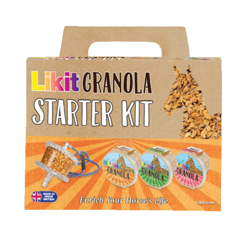 Набор лакомств для лошади Granola 3шт, Likit