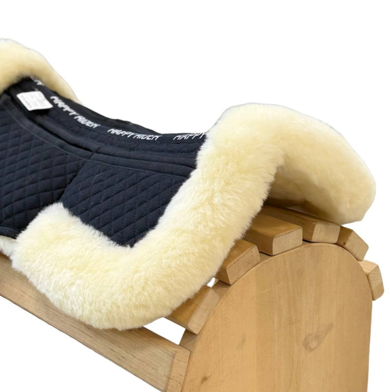 Меховушка під сідло з овчини з коригуючими вставками, Happy Rider