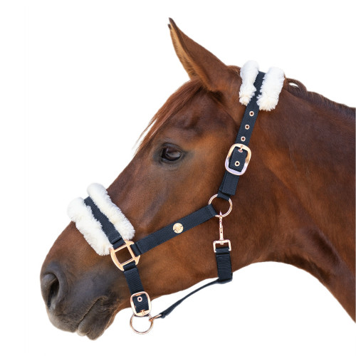 Недоуздок с мехом Modern Rosé, Waldhausen