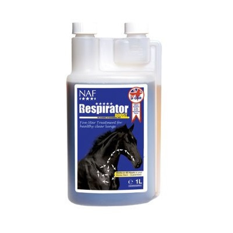 Засіб для коня для підтримки дихання Respirator Boost, 1л, NAF 5 Stars