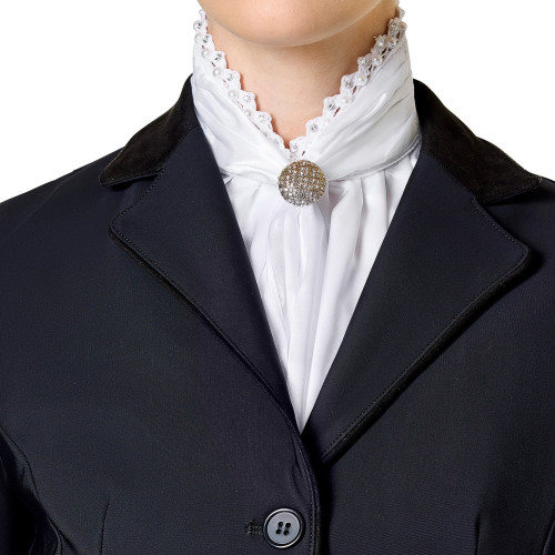 Пластрон для соревнований по конному спорту Queen White, Equestrian Stockholm