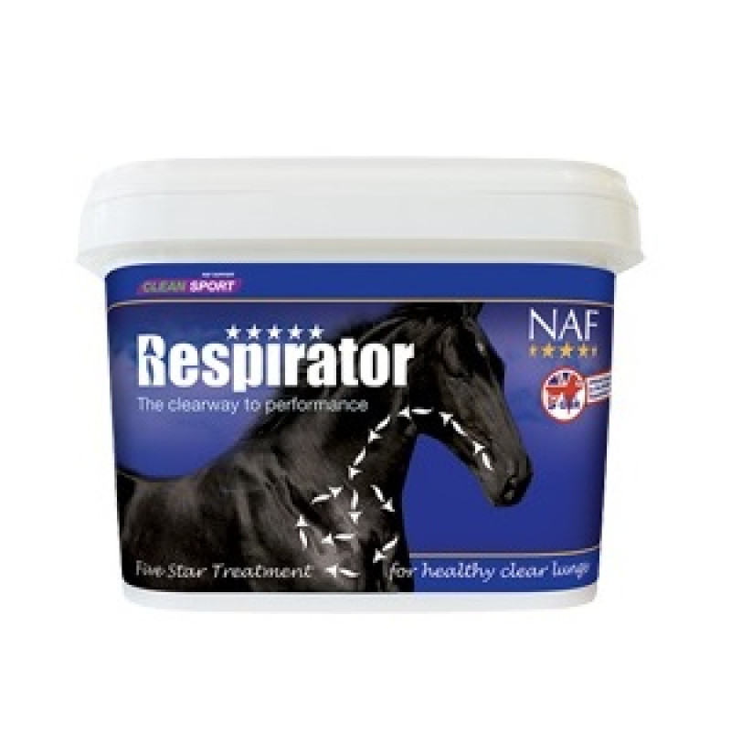 Засіб для коня для підтримки дихання Respirator, NAF 5 Stars