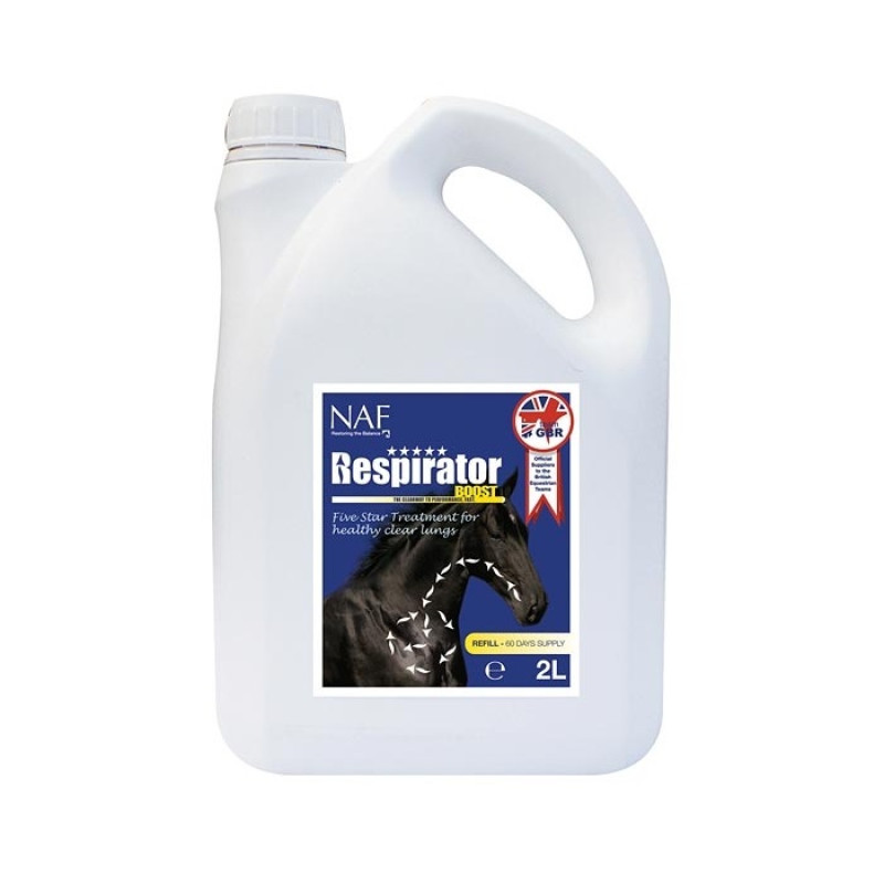 Засіб для коня для підтримки дихання Respirator Boost, 2л, NAF 5 Stars
