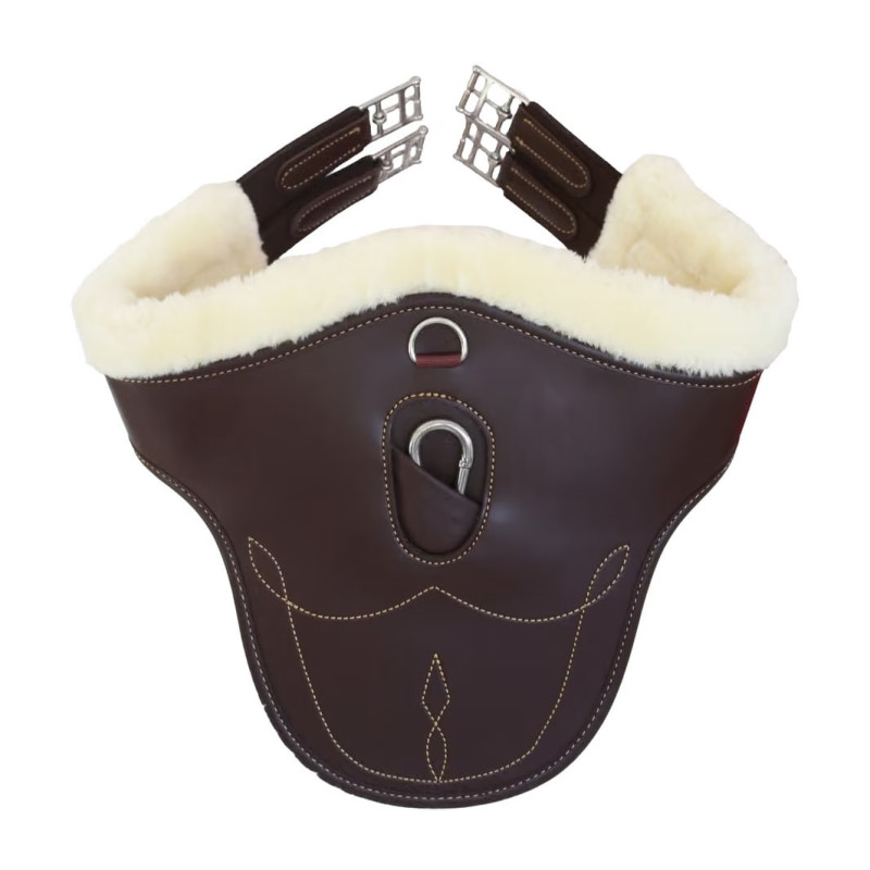 Підпруга конкурна фартух з еластичними кінцями, анатомічна Sheepskin Stud, Kentucky