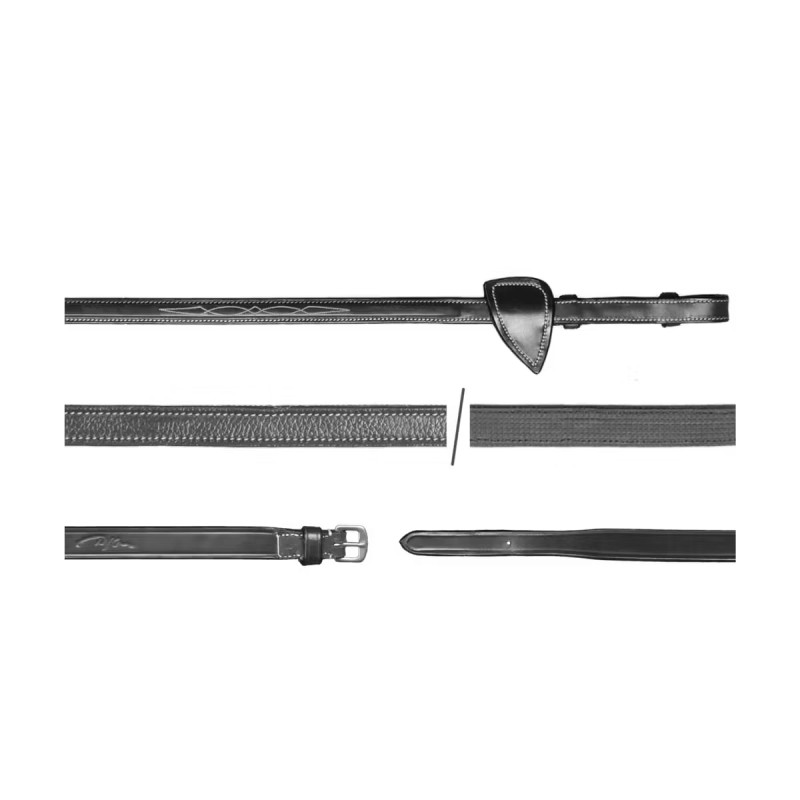 Повод для вуздечки шкіряний US Collection, Dyon