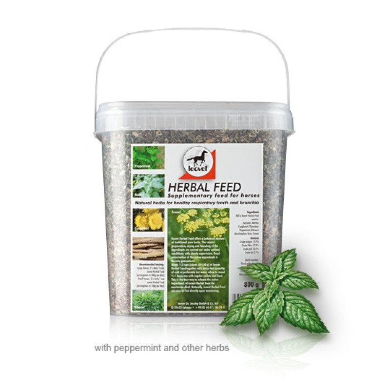 Средство для лошади для здоровых дыхательных путей и бронхов Herbal Feed, Leovet