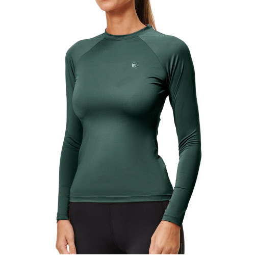 Футболка женская тренировочная с длинным рукавом Sycamore Green, Equestrian Stockholm