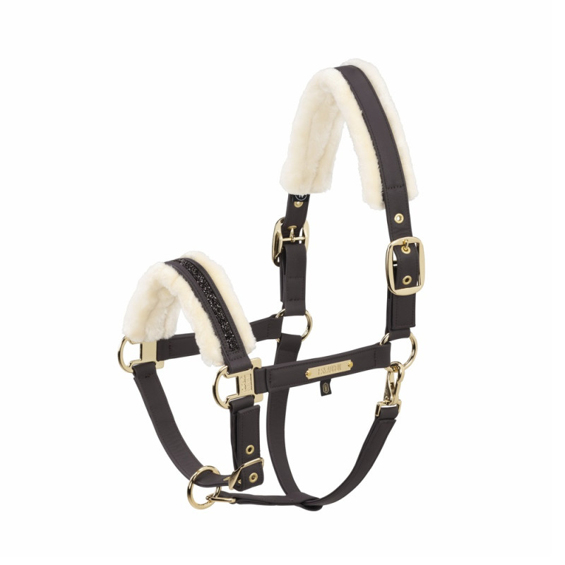 Недоуздок з хутром Faux Leather Jewel Heritage 25/26, Eskadron