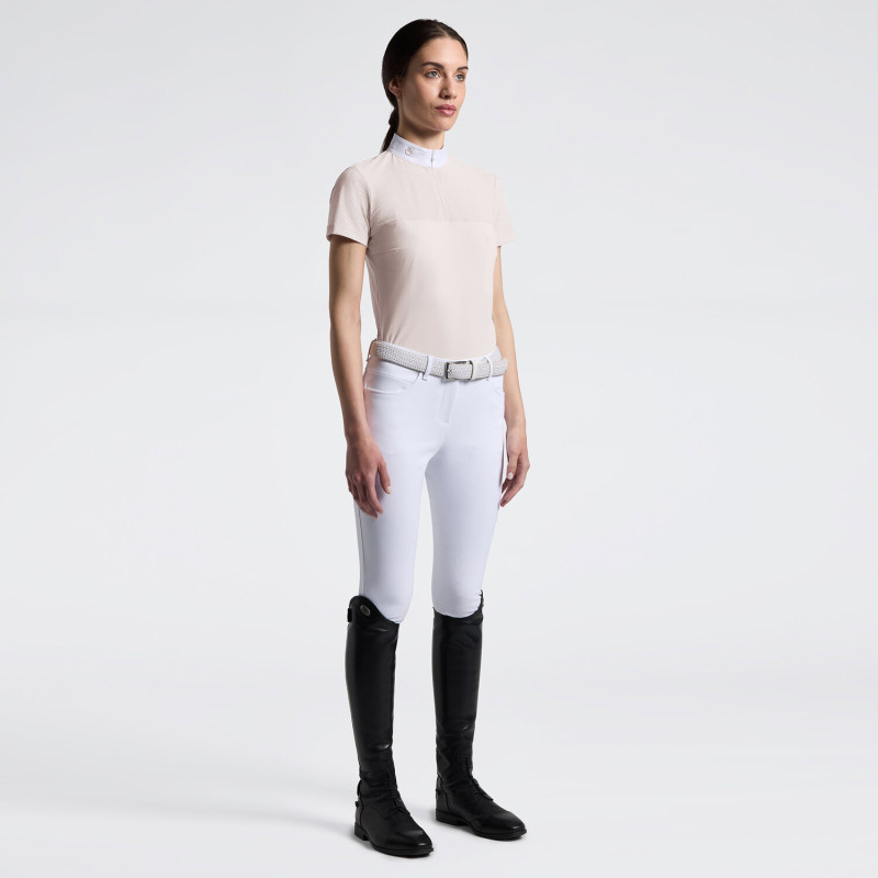 Футболка жіноча турнірна з коротким рукавом CT Perforated Jersey Inserts S/S, Cavalleria Toscana