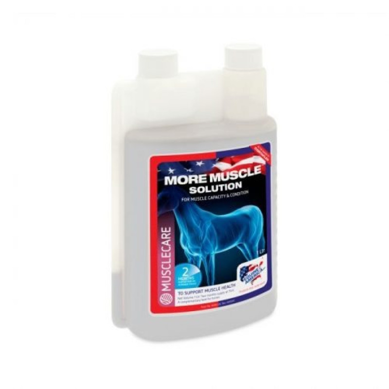Засіб для набору м'язової маси коня More Muscle Solution, Equine America