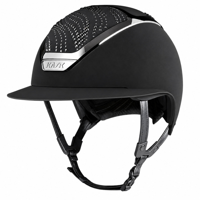 Шолом для верхової їзди Star Lady Chrome Swarovski Flow , Kask