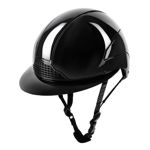 Шлем для верховой езды с широким козырьком H24 Lady Glossy, Swing