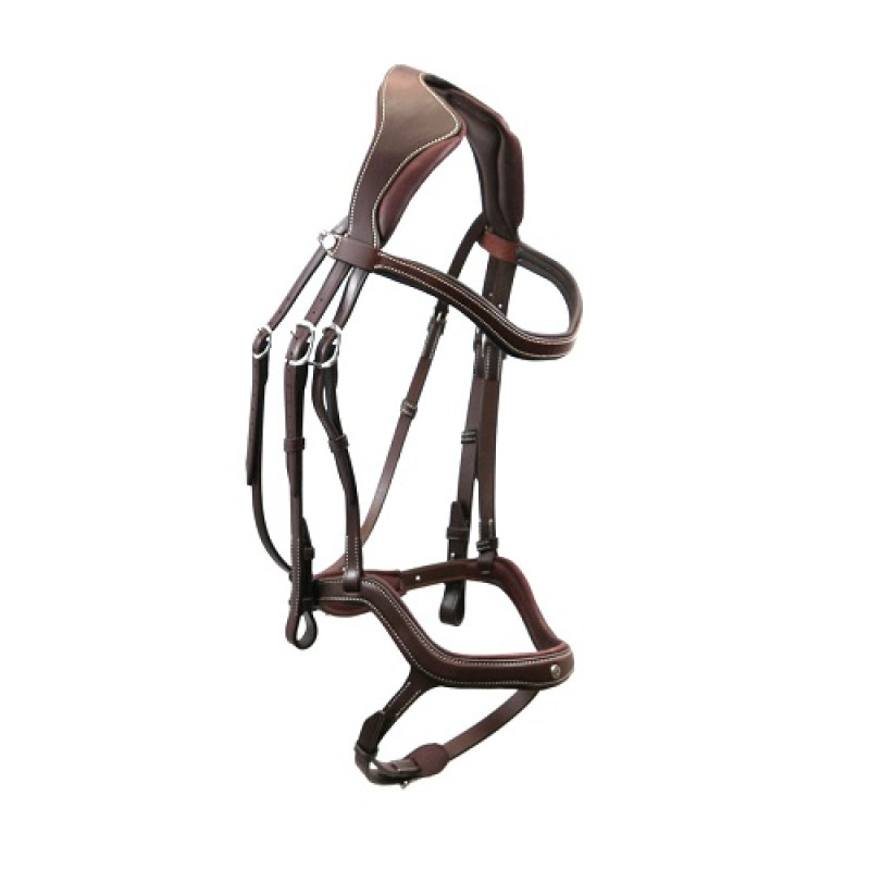 Вуздечка анатомічна з поводами Precision Y Bridle, Antares