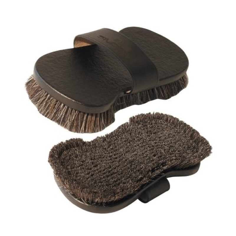 Щетка для ухода за лошадью на деревяной основе Pig Bristles, Stübben