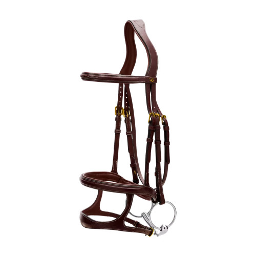 Вуздечка анатомічна з подвійним капсулем без поводів D Collection, Dyon