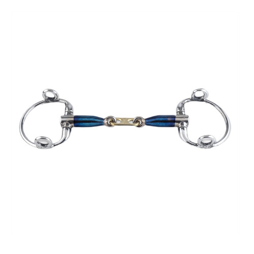 Трензель восьмерка c D-образными кольцами плавающий Sweet Iron Gag Dr.Bristol, Trust Equestrian