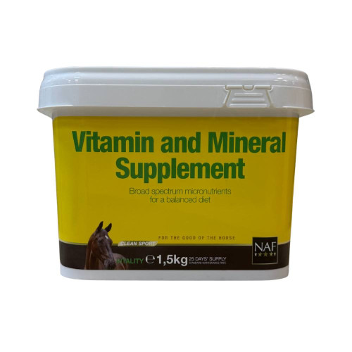 Добавка вітамінно-мінеральна для коня Vitamin & Mineral Supplement, NAF 5 Stars