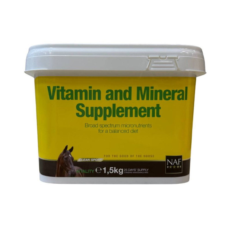 Добавка витаминно-минеральная для лошади Vitamin & Mineral Supplement, NAF 5 Stars