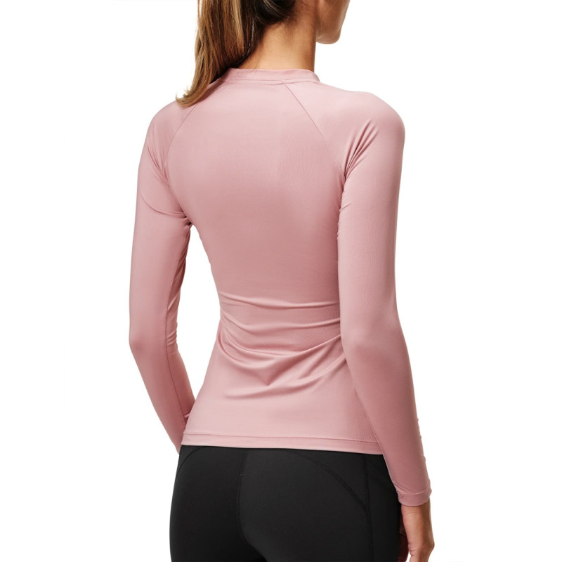 Футболка жіноча тренувальна з довгим рукавом Pink, Equestrian Stockholm