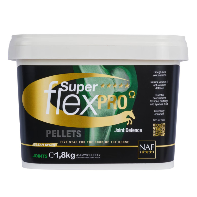 Добавка для здоров'я та гнучкості суглобів коня Superflex PRO Omega, NAF 5 Stars