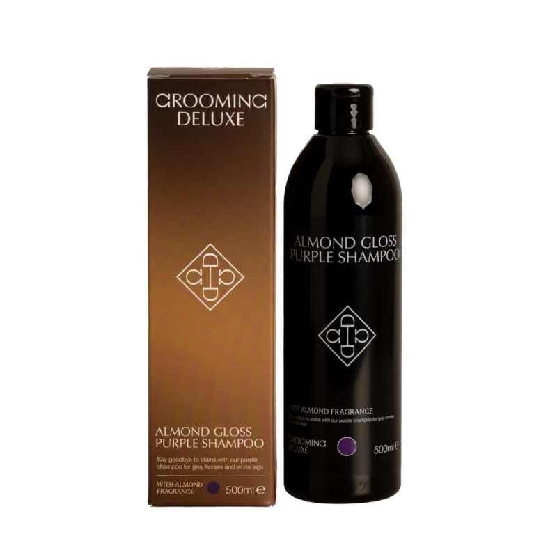 Шампунь для коня при сильних забрудненнях Almond Gloss Purple, Grooming Deluxe