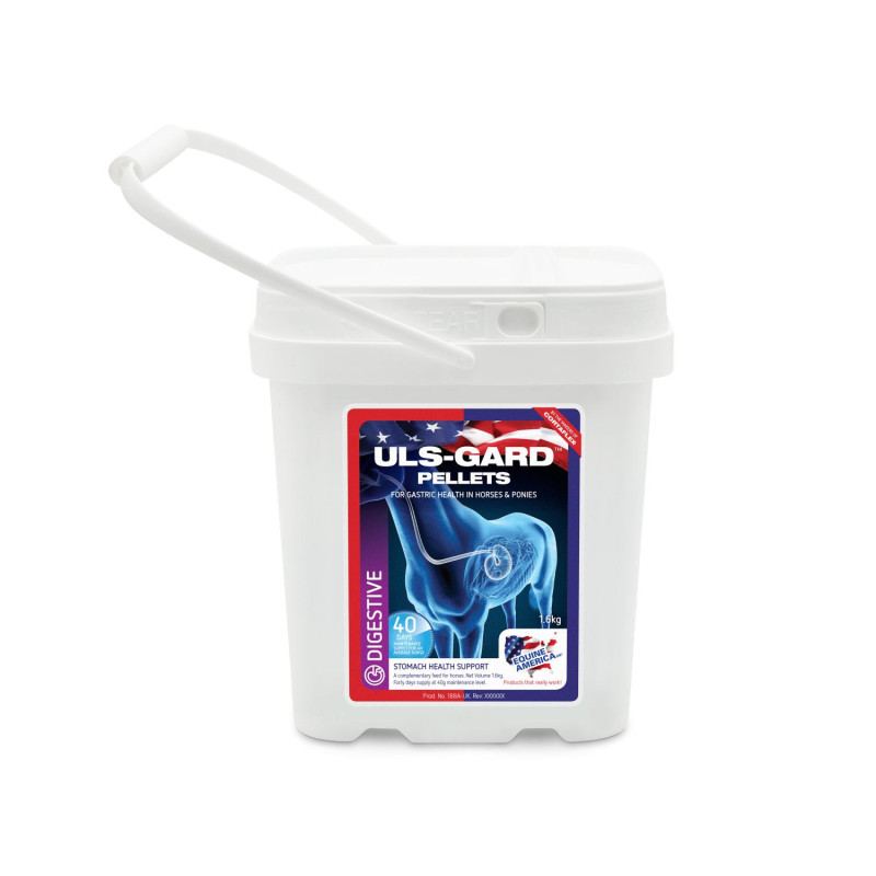 Добавка для підтримки здоров'я шлунка коня Uls-Gard Pellets, Equine America